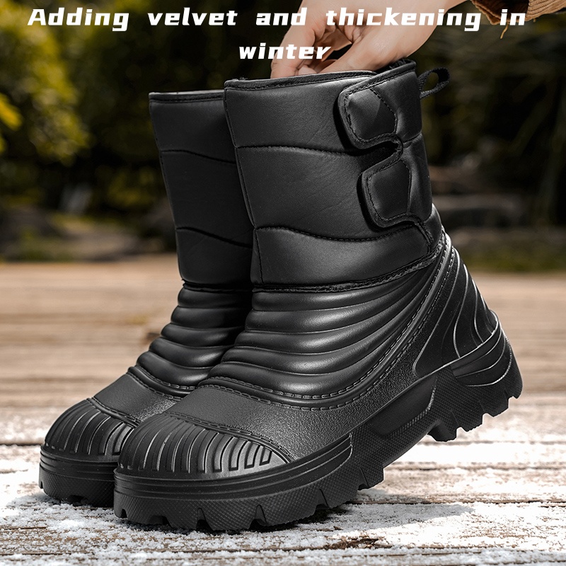 Waterproof Winter Boot - Новые мужские зимние зимние ботинки, утепленные
