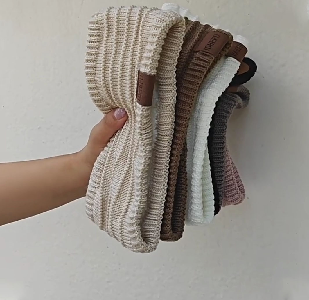 Fleece Ear Warmer Band - Зимняя теплая флисовая подкладка, очень широкая