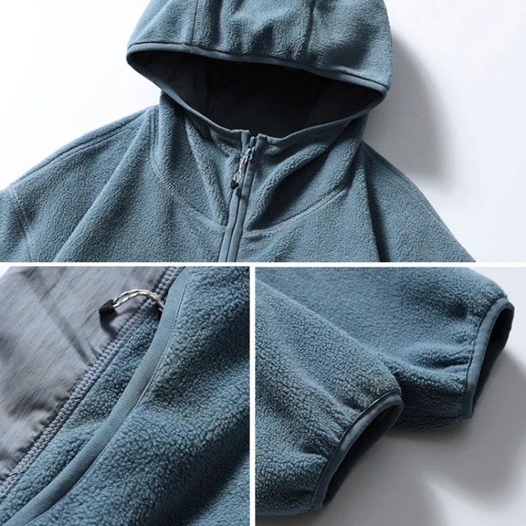 Мужская толстовка с капюшоном  – обзор и цена Sherpa Hoodie Fleece