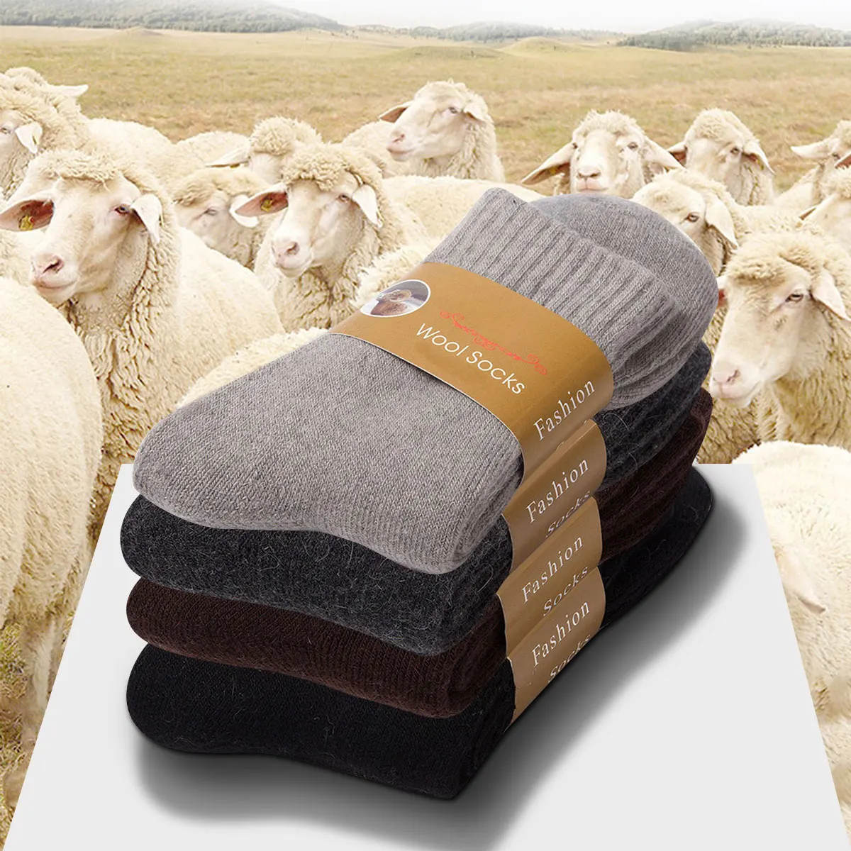2 пары зимних теплых носков, м – обзор и цена Thermal Sock Wool