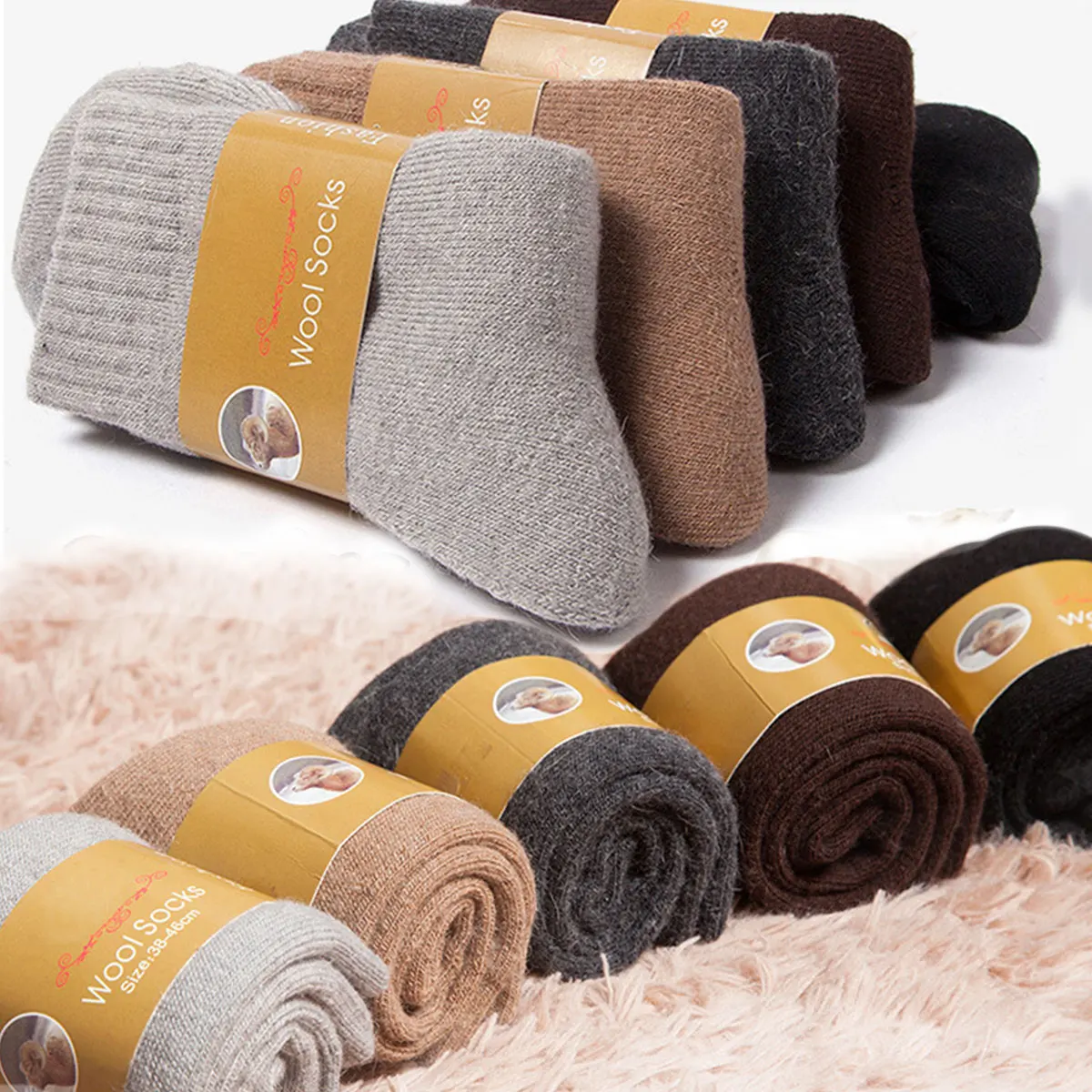 2 пары зимних теплых носков, м – обзор и цена Thermal Sock Wool