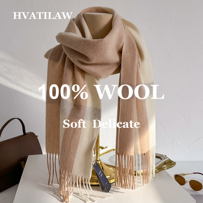 Шарф из 100% шерсти в клетку д – обзор и цена Wool Scarf Men