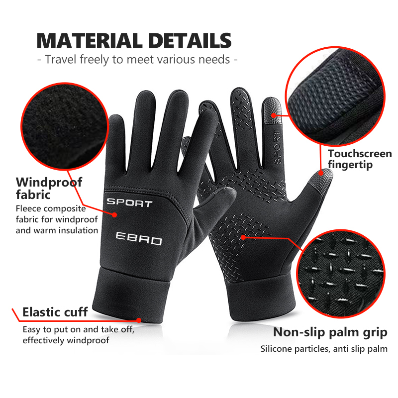 Водонепроницаемые зимние теплы – обзор и цена Touch Screen Gloves