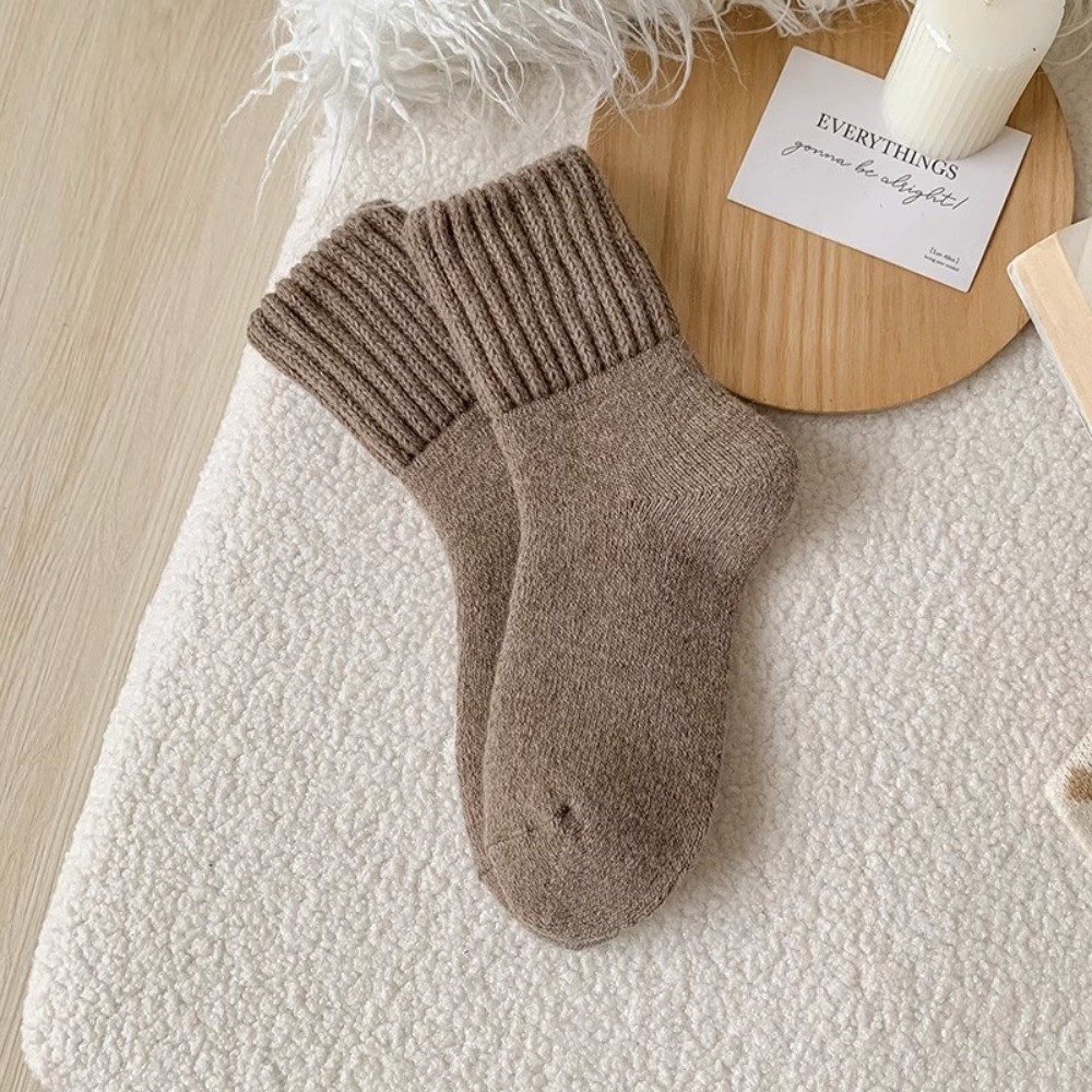 Креативные однотонные утолщенн – обзор и цена Thermal Sock Wool
