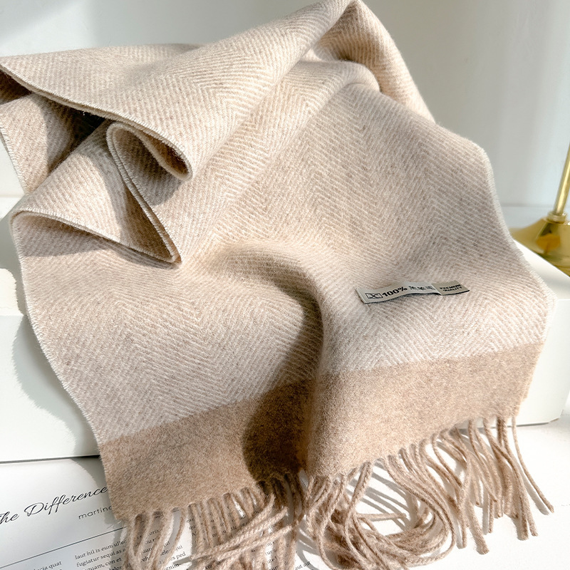 Шарф из 100% чистой шерсти для – обзор и цена Wool Scarf Men