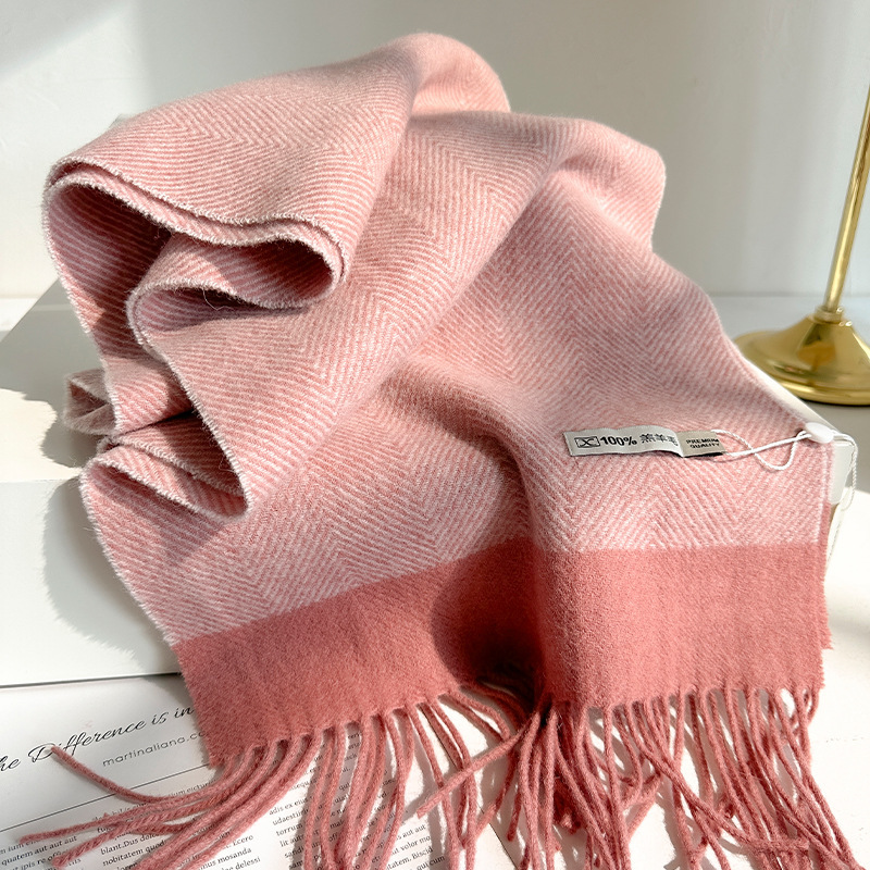 Шарф из 100% чистой шерсти для – обзор и цена Wool Scarf Men