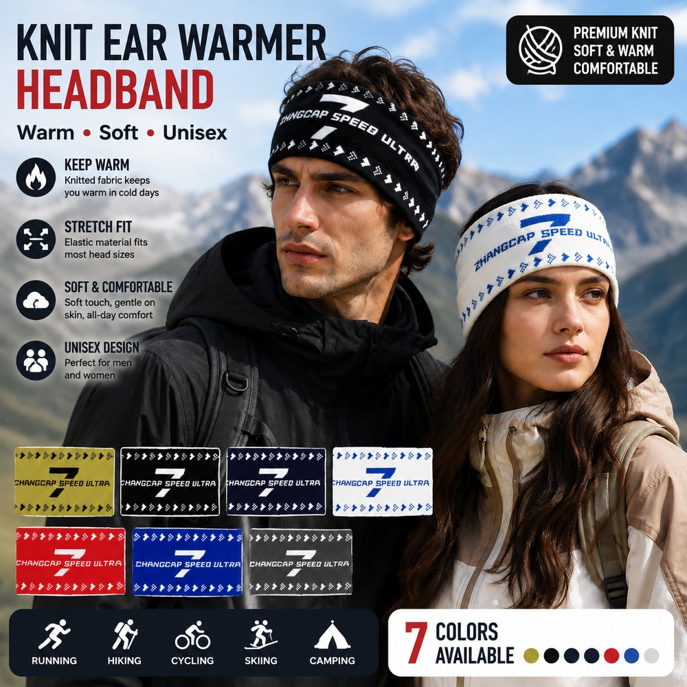 Зимняя вязаная повязка на голо – обзор и цена Fleece Ear Warmer Band