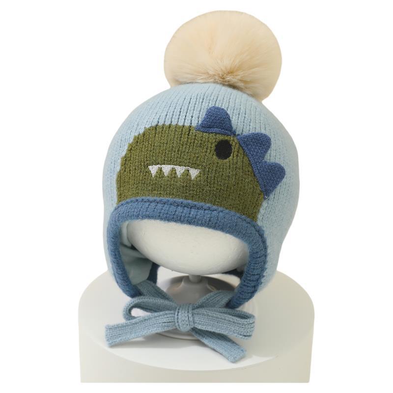 Милая вязаная шапка-бини с пом – обзор и цена Knit Beanie Hat Warm