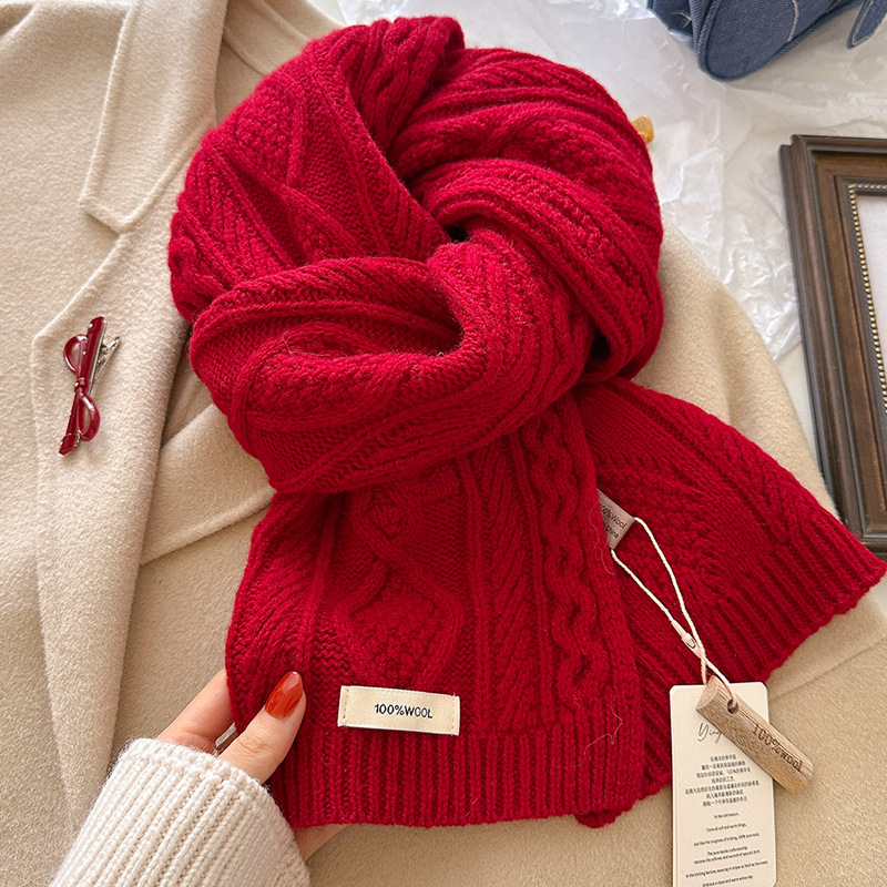 Роскошный шарф из 100% шерсти, – обзор и цена Wool Scarf Men