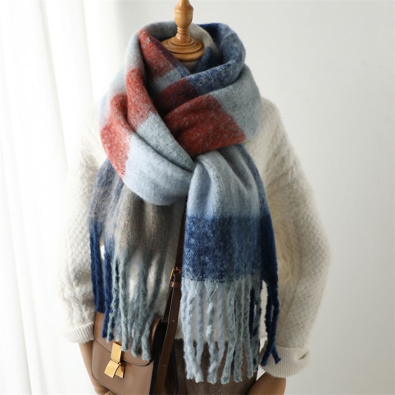 Новый осенне-зимний шарф в кле – обзор и цена Wool Scarf Men